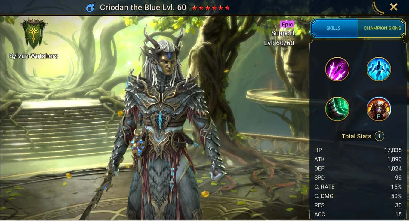 Criodan the Blue key art