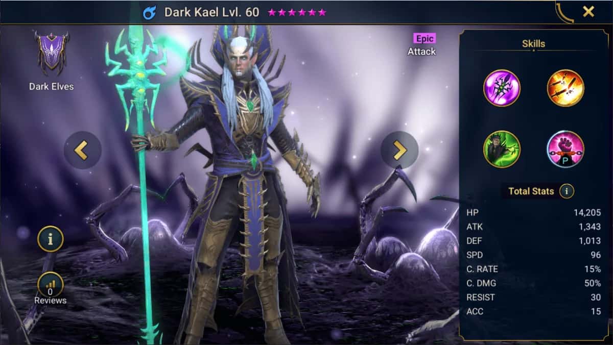 Dark Kael key art
