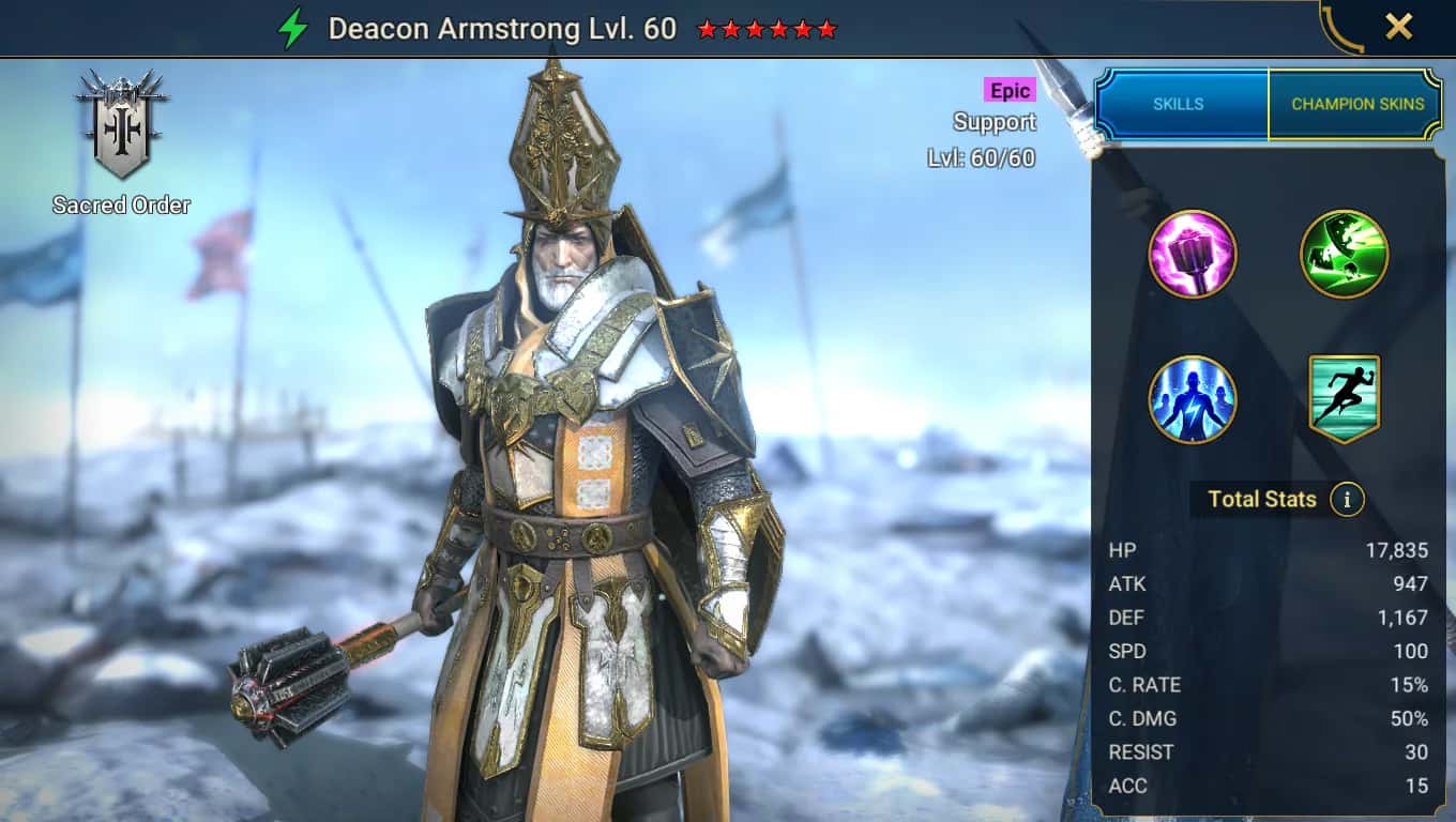 Deacon Armstrong key art