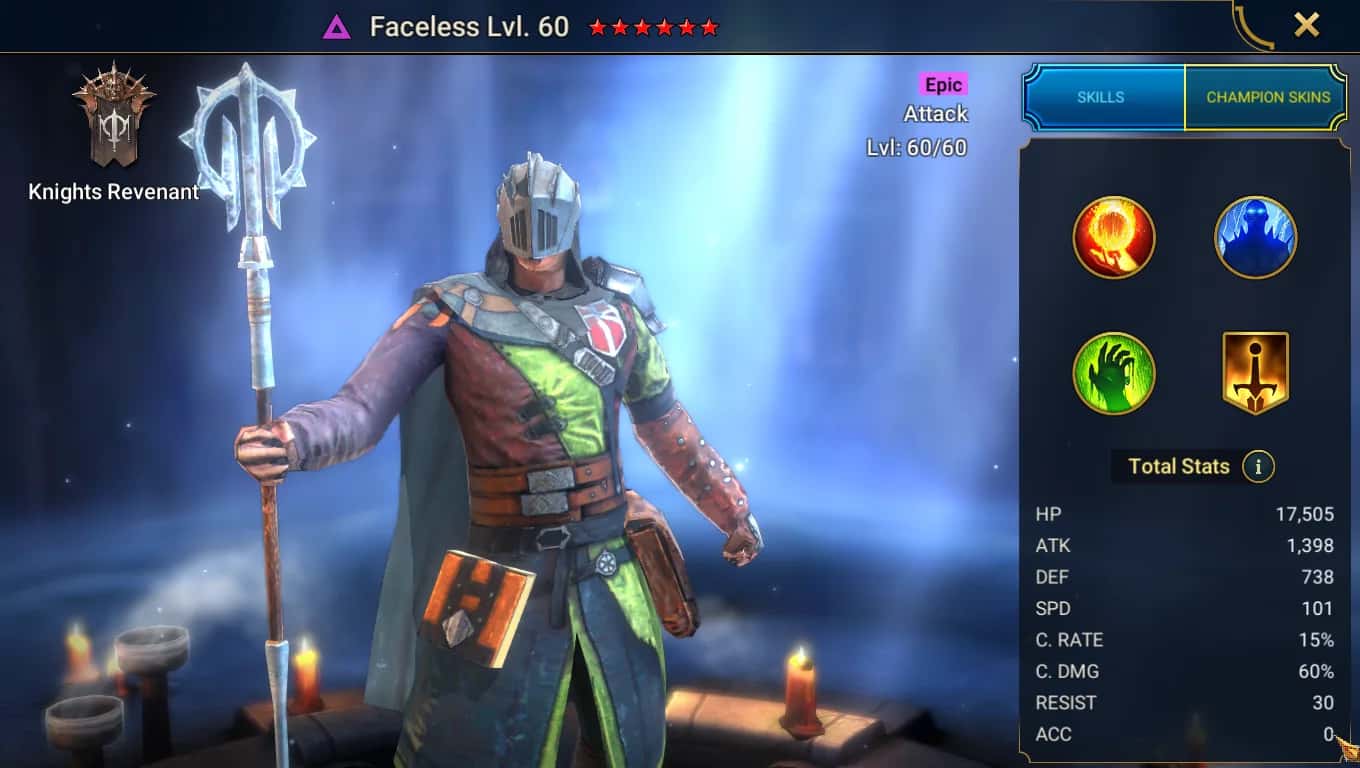 Faceless key art