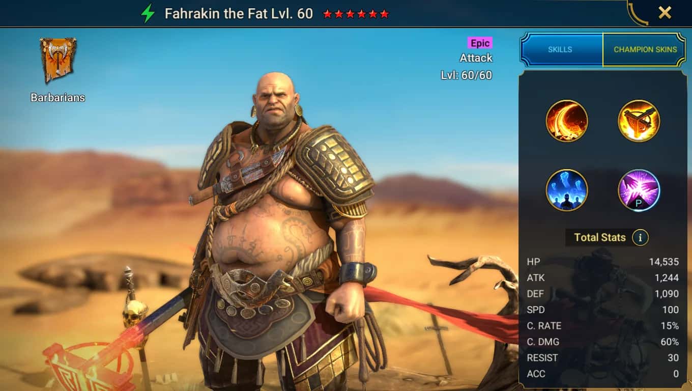 Fahrakin the Fat key art