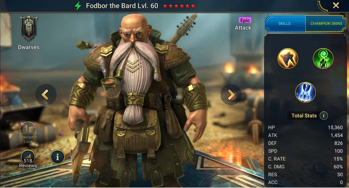 Fodbor the Bard key art