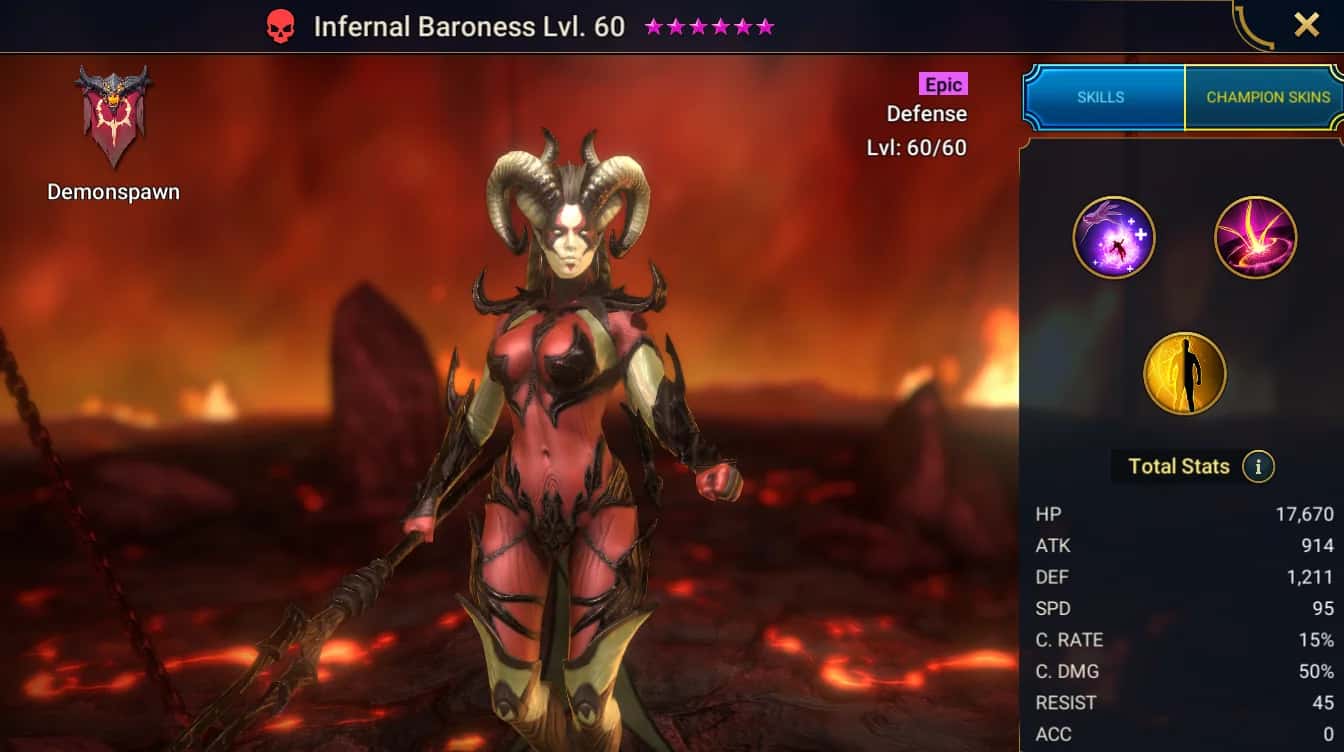 Infernal Baroness key art