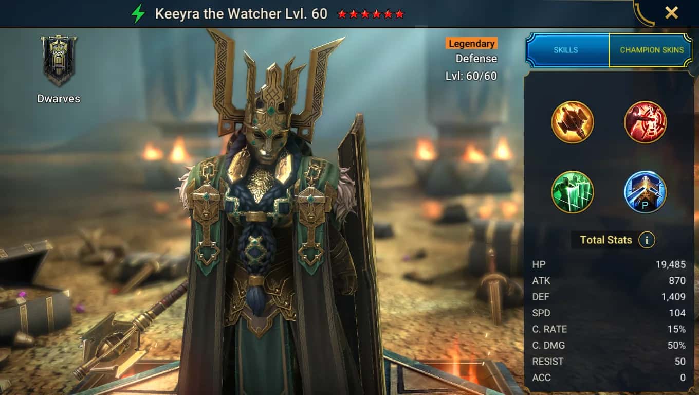 Keeyra the Watcher key art