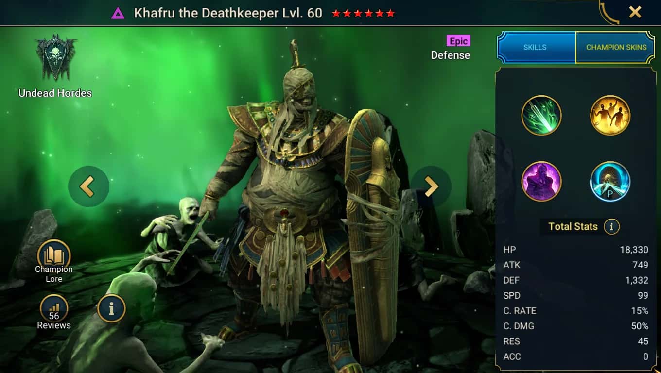 Khafru The Deathkeeper key art