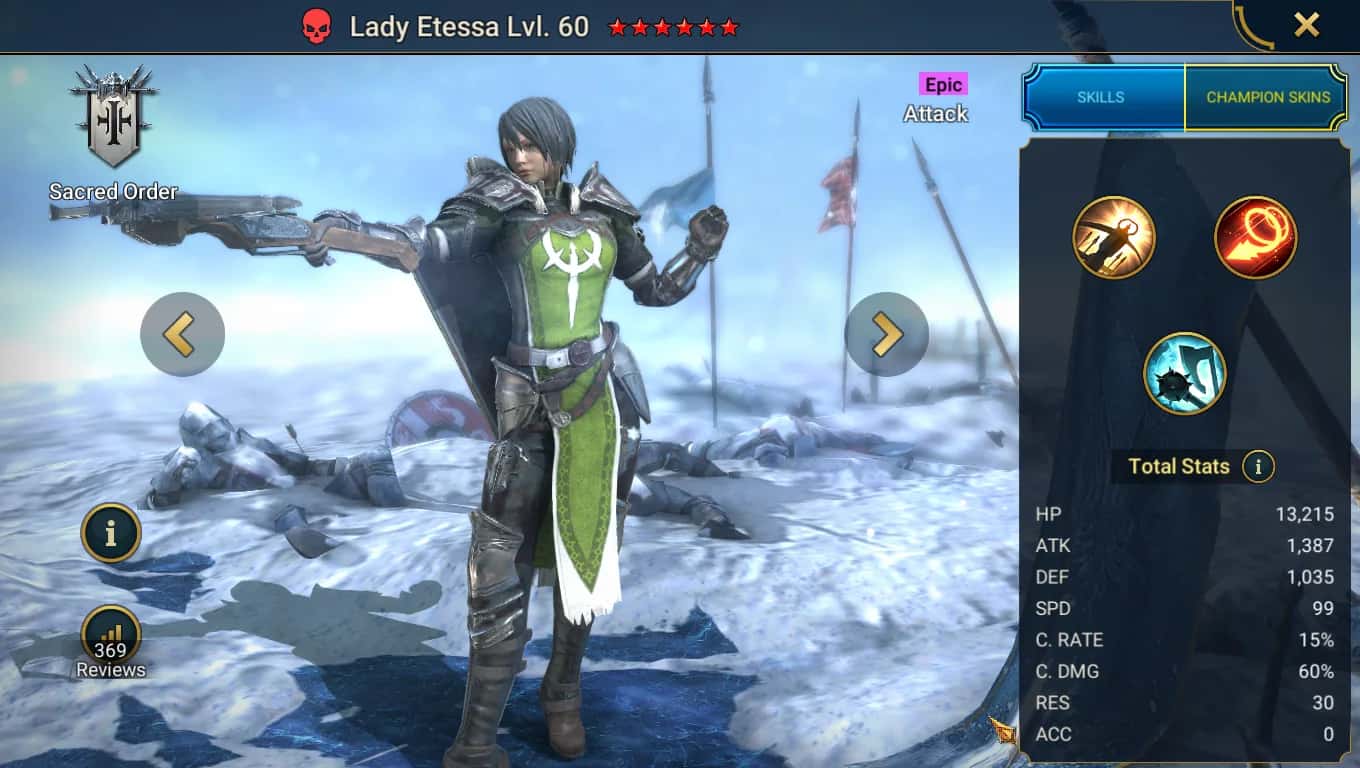 Lady Etessa key art