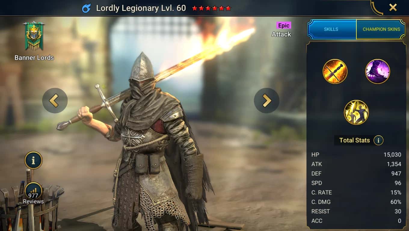 Lordly Legionary key art