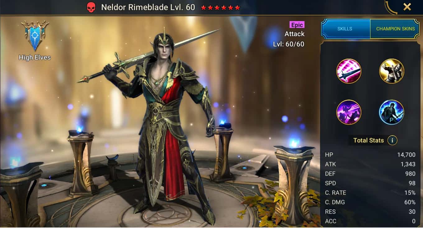 Neldor Rimeblade key art