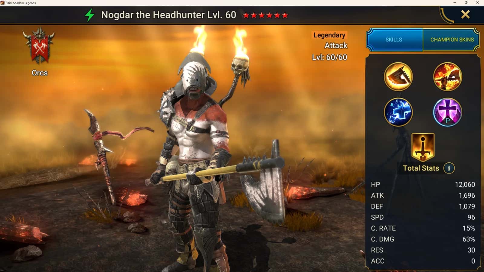 Nogdar the Headhunter key art