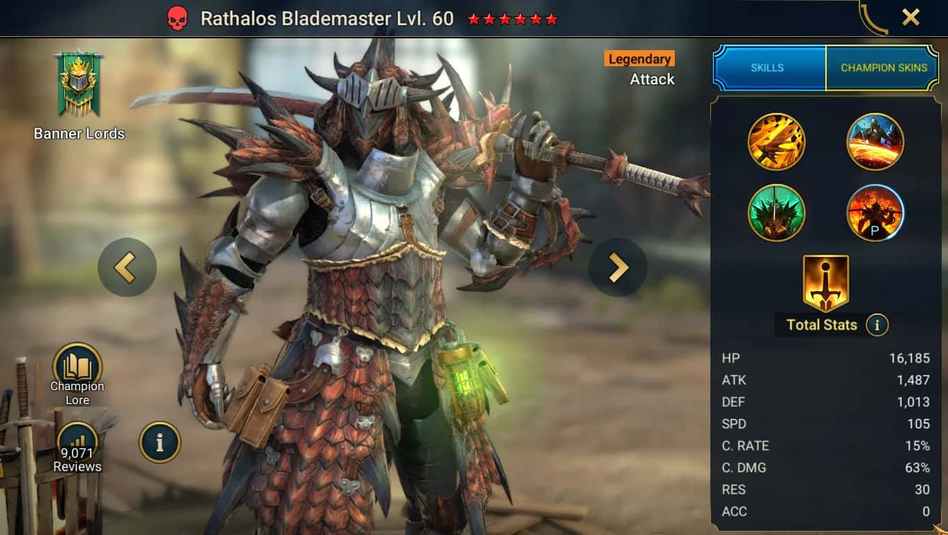 Rathalos Blademaster key art