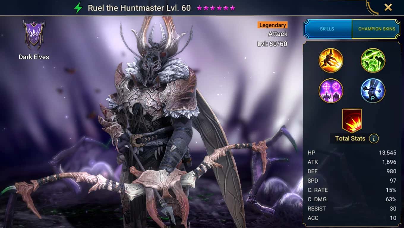 Ruel the Huntmaster key art
