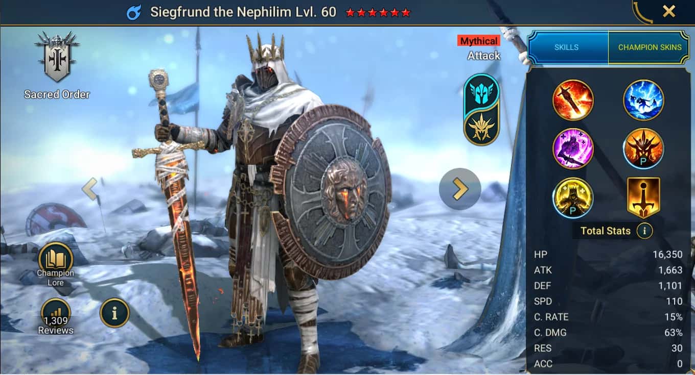 Siegfrund the Nephilim key art