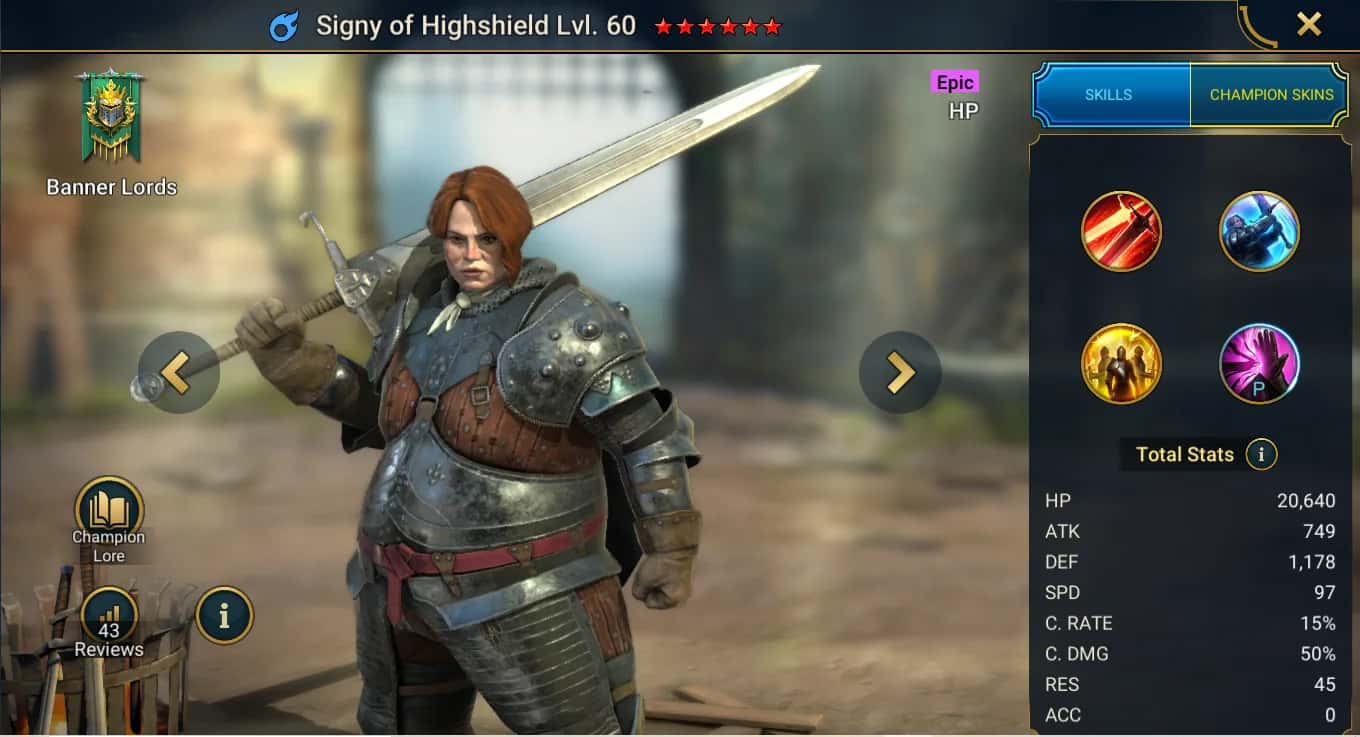 Signy Of Highshield key art