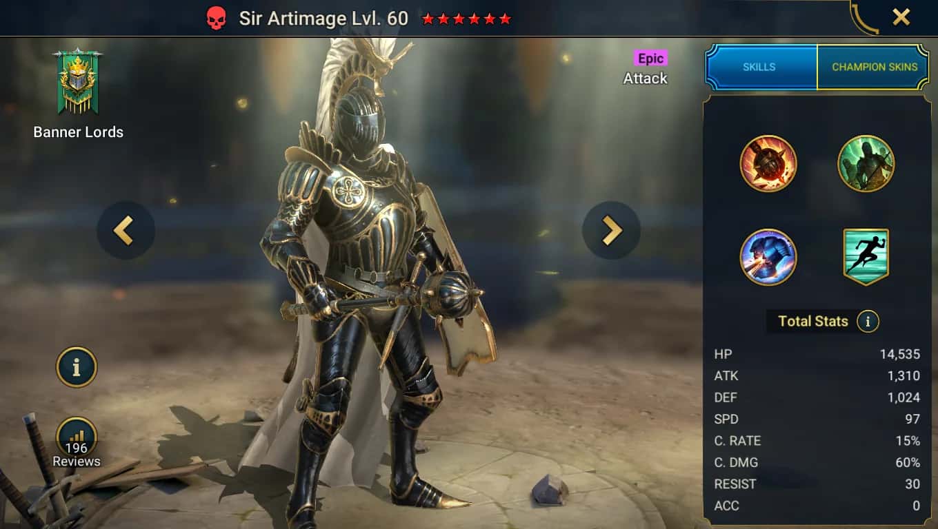 Sir Artimage key art