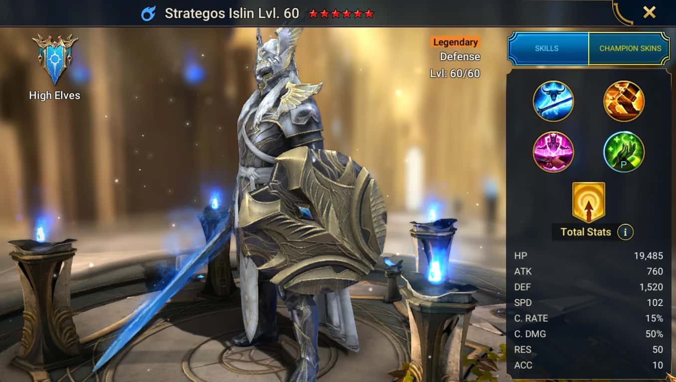 Strategos Islin key art