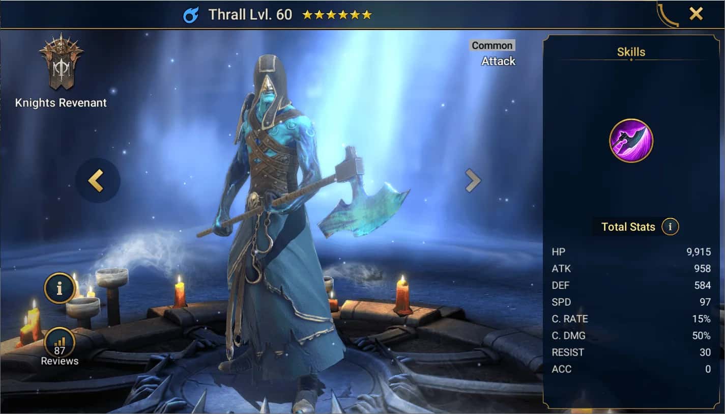 Thrall key art