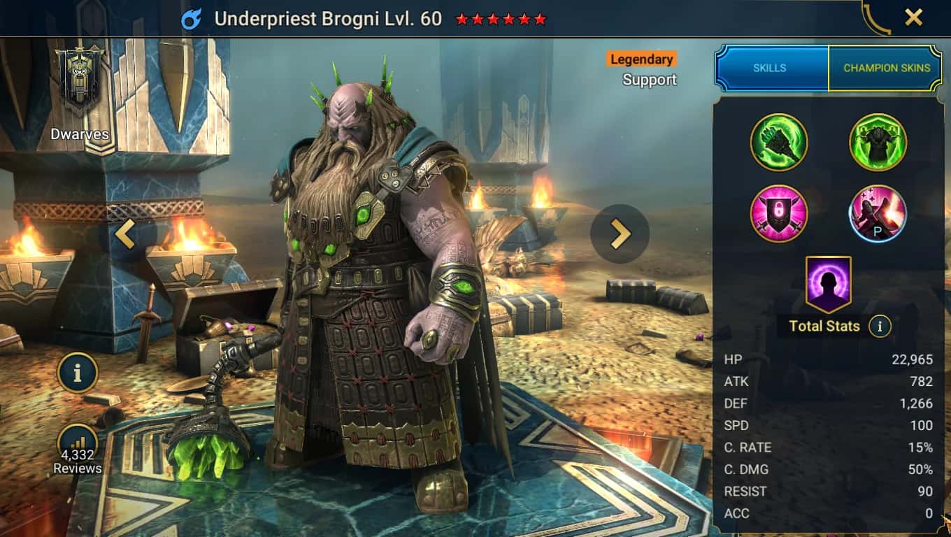 Underpriest Brogni key art