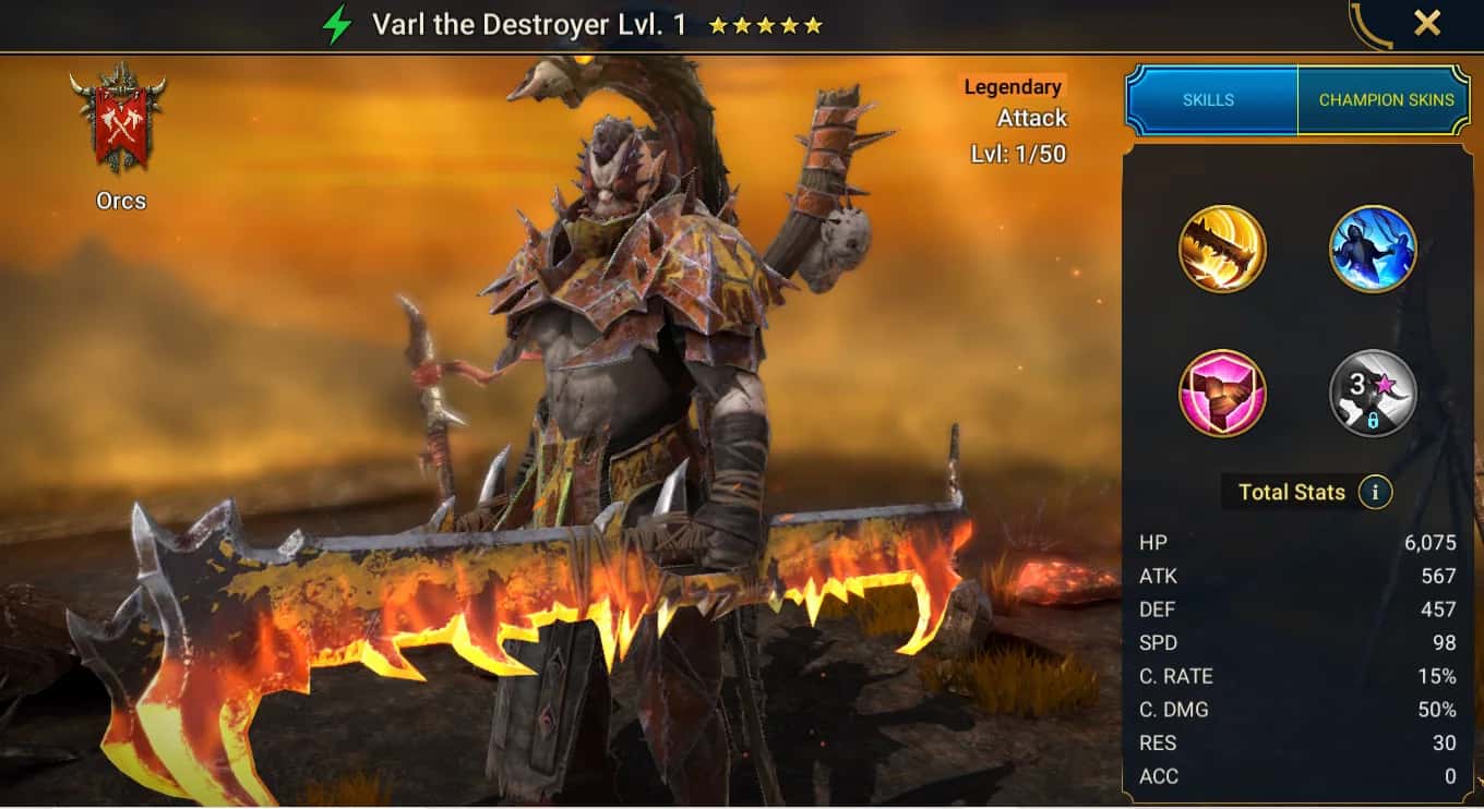 Varl the Destroyer key art