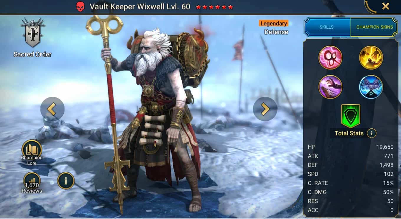 Vault Keeper Wixwell key art