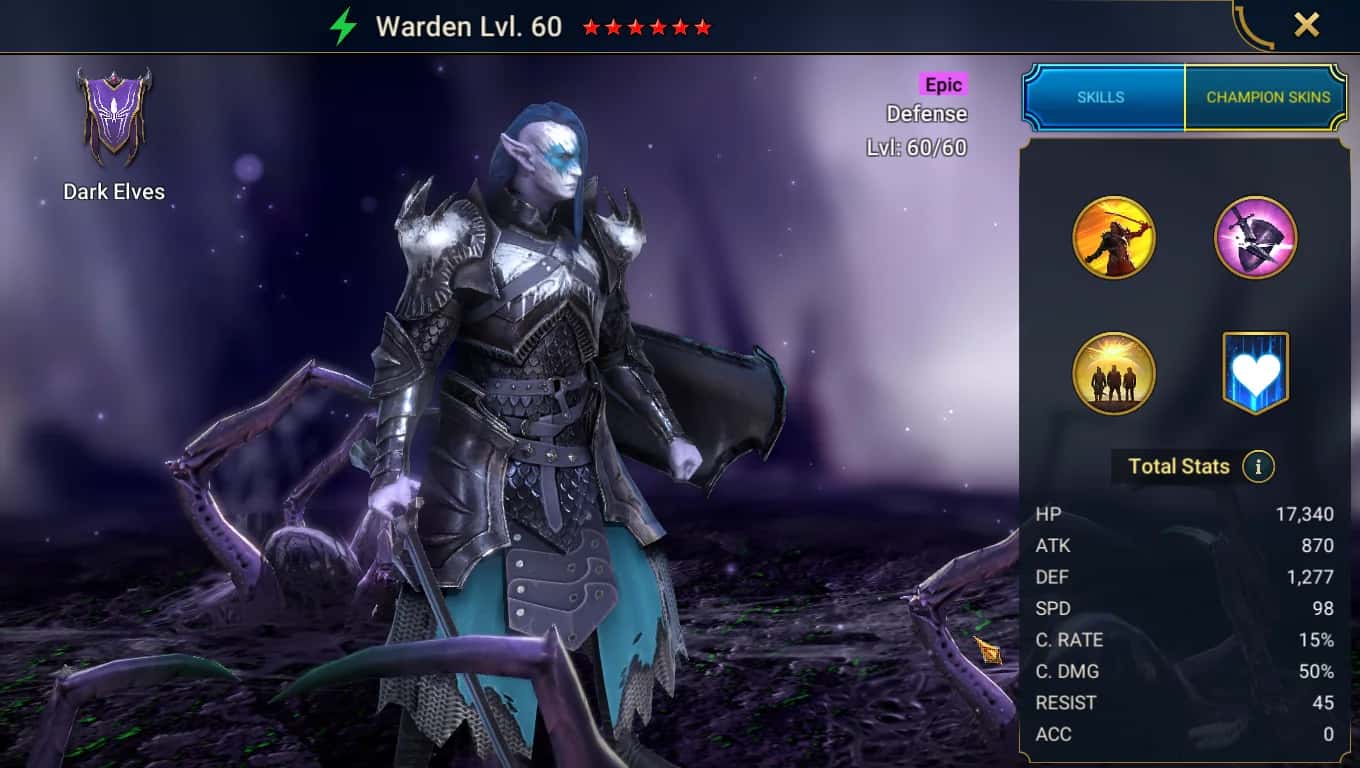 Warden key art