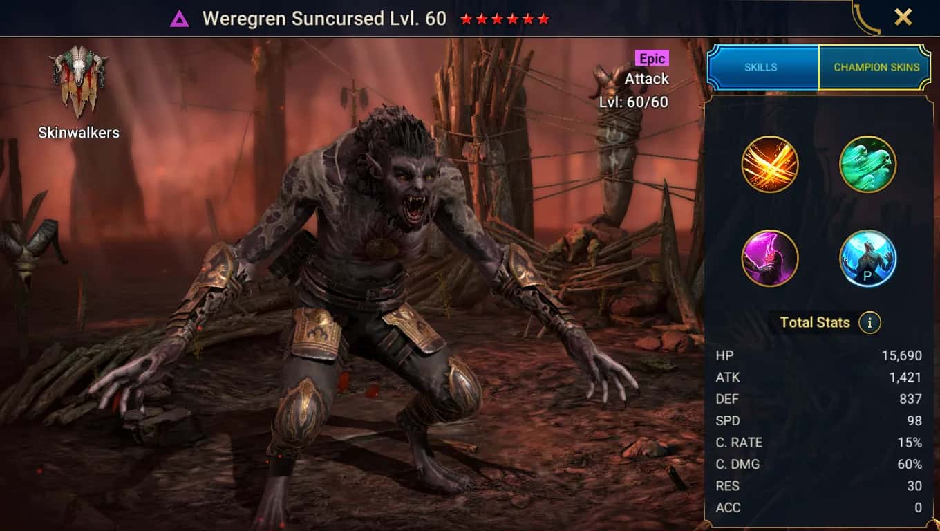 Weregren Suncursed key art