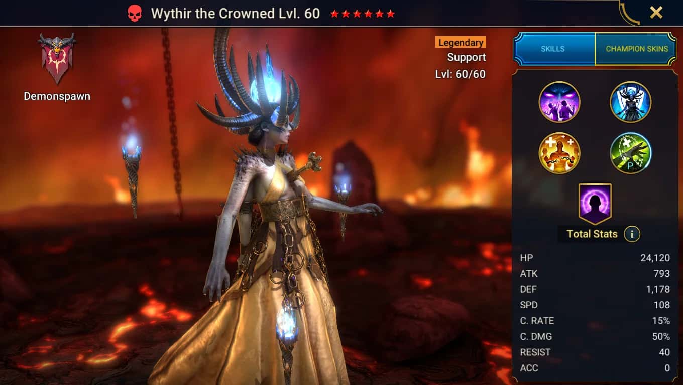 Wythir the Crowned key art