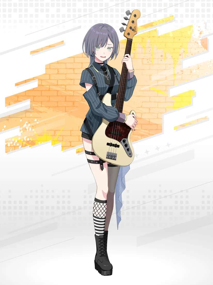 Yomogi Yakura [Timid Little Bassist] card art