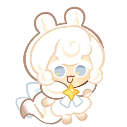 Cream Ferret Cookie