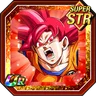 Fist from the Heavens Super Saiyan God Goku