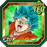 Cyan Juggernaut Super Saiyan God SS Goku