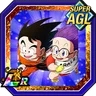 To an Exciting Future Goku (Youth) & Arale Norimaki