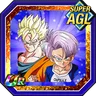 Battling in a Harsh World Super Saiyan Gohan (Future) & Trunks (Youth) (Future)