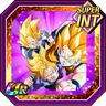 Golden Super Saiyan Power Super Saiyan Goku & Super Saiyan Vegeta & Super Saiyan Trunks (Teen)