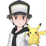 Red (Sygna Suit Thunderbolt) & Pikachu